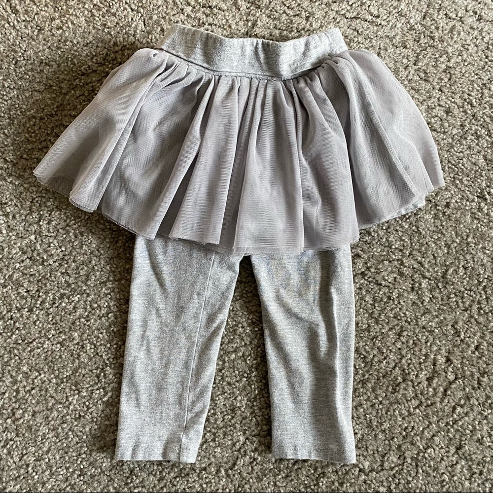 Baby Gap Gray Tutu Pants 18-24 Months